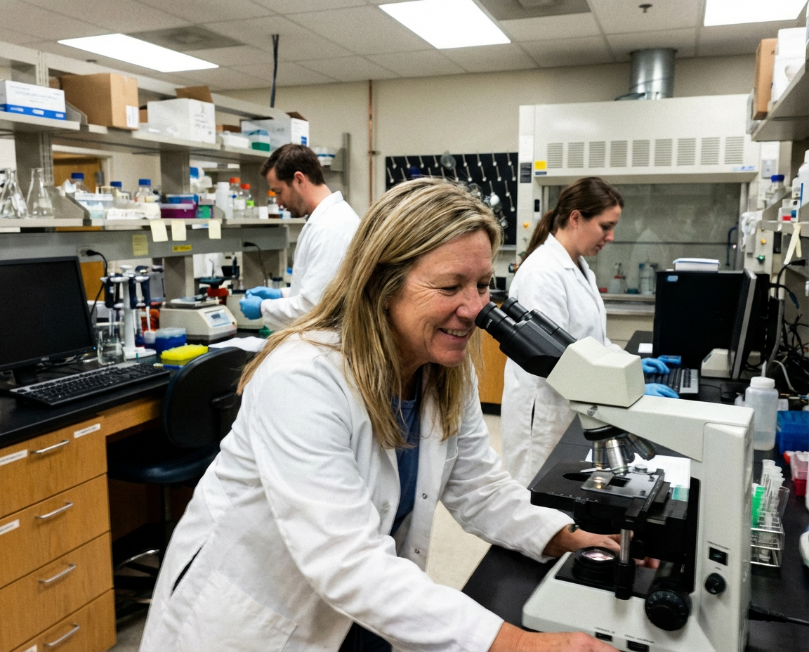 Research team in a laboratory