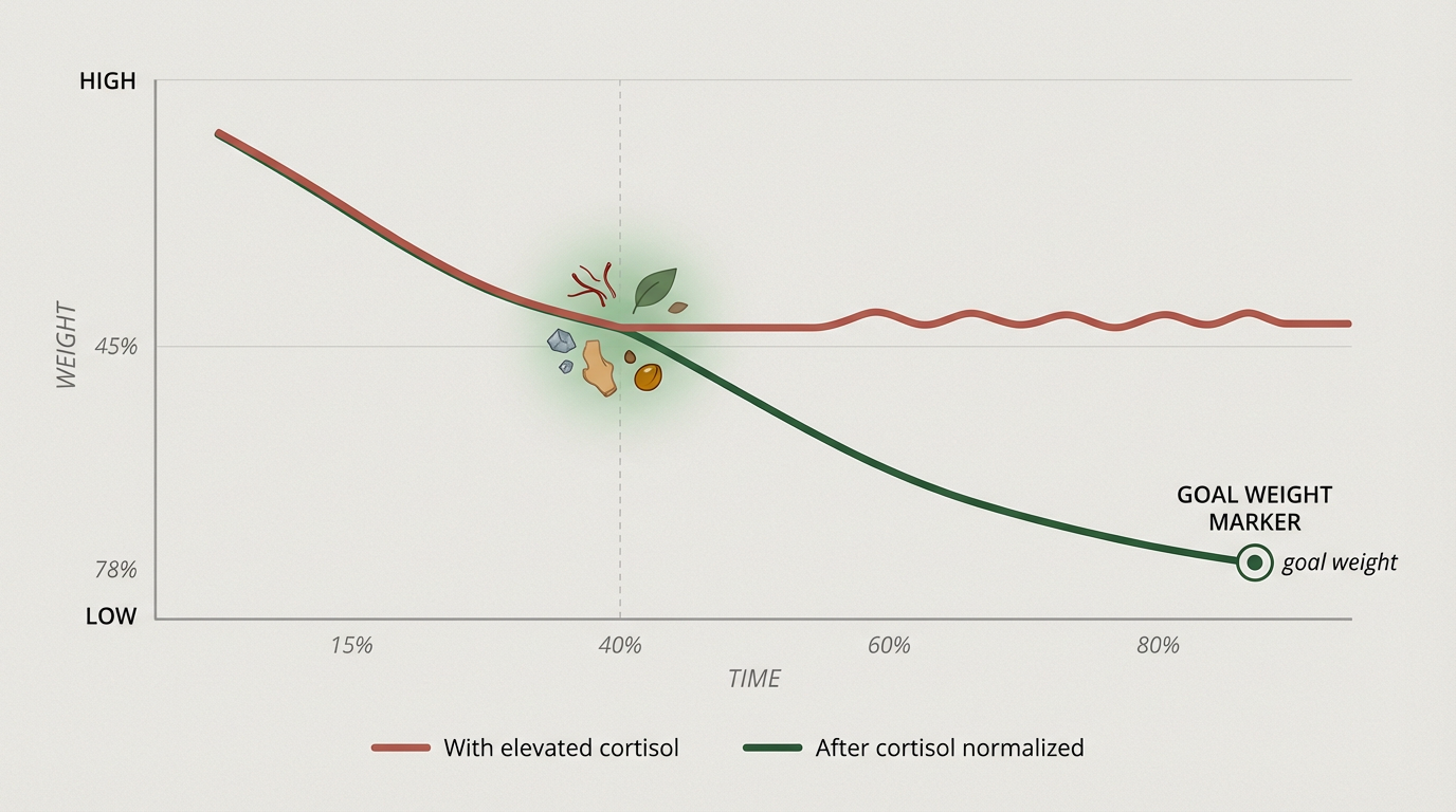 Natural compounds studied for cortisol reduction — peer-reviewed clinical evidence